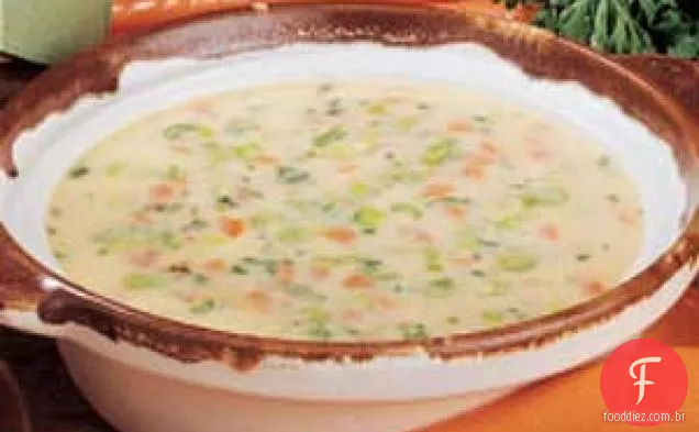 Sopa De Queijo De Cenoura