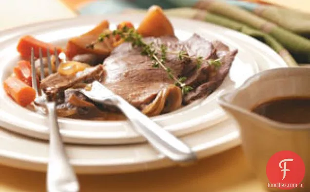 Carne Assada com Sabor Café