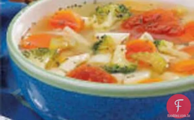 Sopa Farta de Frango e Vegetais