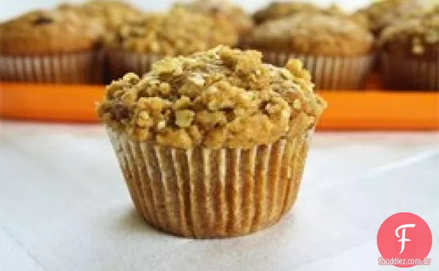 Muffins de Abóbora com Cobertura Streusel