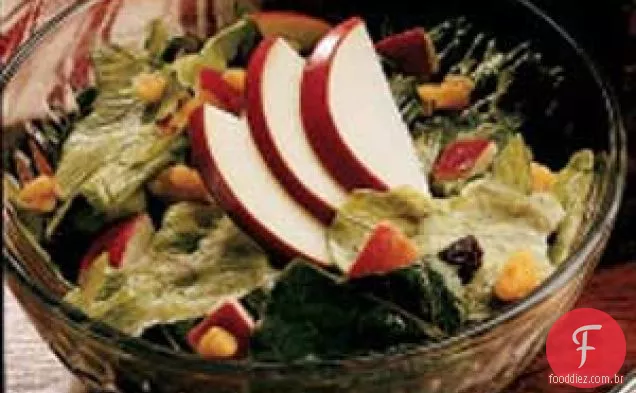 Salada Rápida De Maçã E Alface