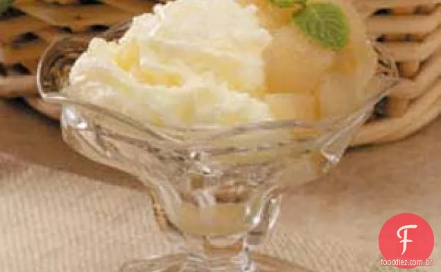 Sundaes Quentes De Pêra