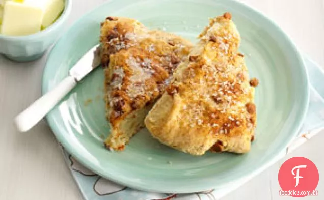 Scones de Canela e Açúcar