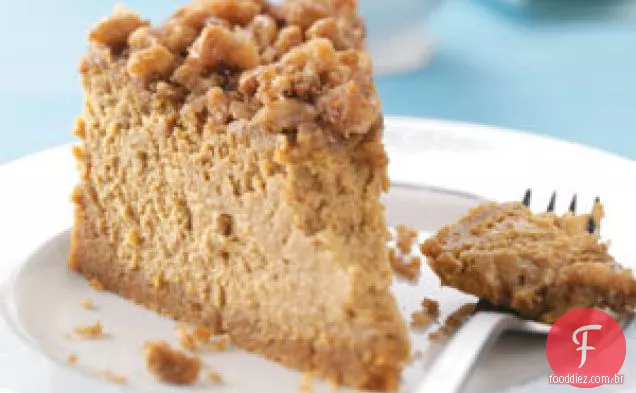 Cheesecake de abóbora e nozes
