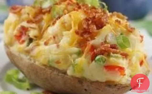 Batatas duas vezes assadas ao estilo do sudoeste