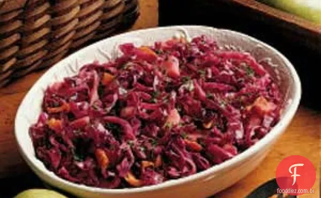 Repolho Roxo com Maçãs