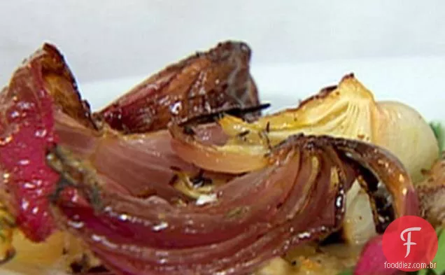 Cebolas Torradas Com Ervas