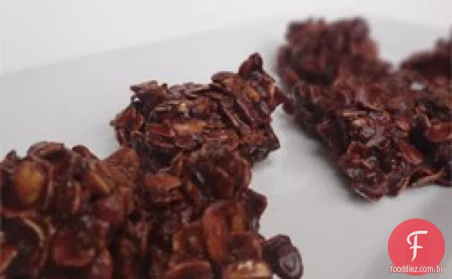 Biscoitos de aveia mais saudáveis, sem assar