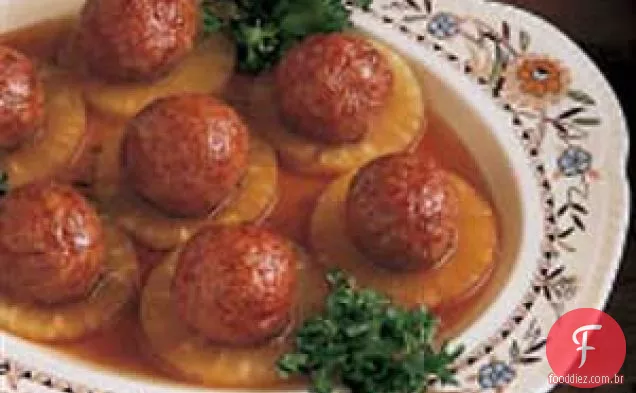 Bolinhos de Presunto de Abacaxi