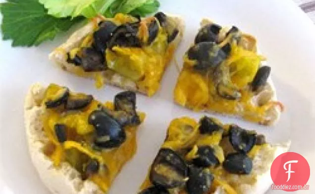 Mordidas de queijo com curry