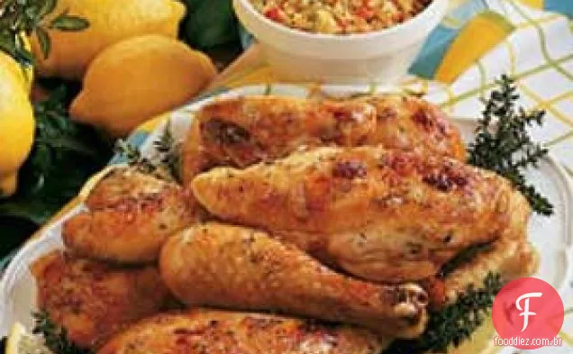 Frango Glaceado com Relish de Limão