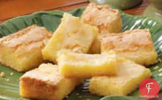 Barras ricas de cheesecake