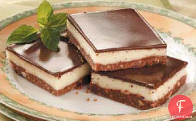 Quadrados De Amendoim De Chocolate
