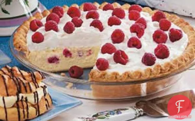 Torta de Cheesecake de Framboesa