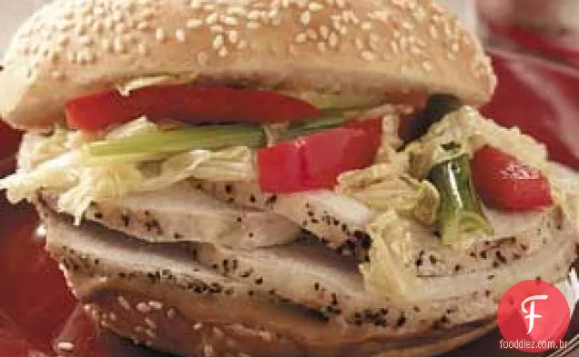 Sanduíches De Porco Hoisin