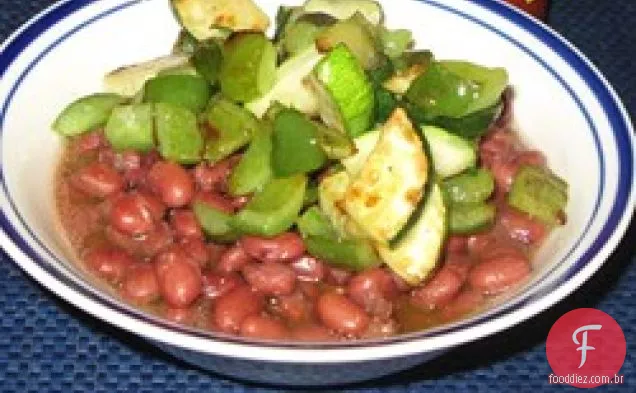 Feijão de pressão vegetariano fácil