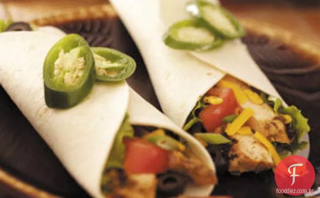 Wraps de Frango Grelhado