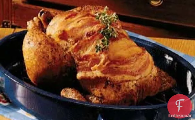 Frango Assado com Molho Marrom
