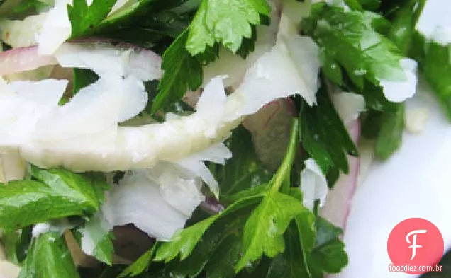 Salsa, Cebola Roxa E Salada De Erva-Doce
