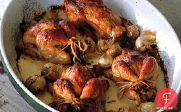 Frango Com Cebola, Calvados E Creme