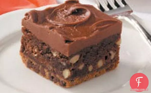 Brownies de biscoito fosco