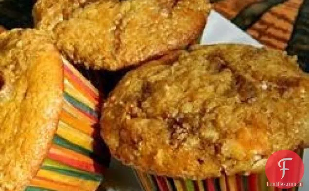 Muffins de abóbora com cranberry e chocolate branco