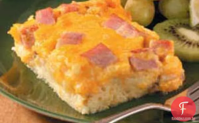 Camadas de Presunto Cheddar