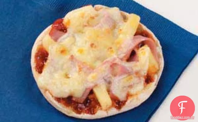 Pizzas de Presunto com Abacaxi