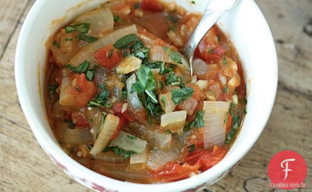 Gengibre-tomate e Chutney de cebola doce