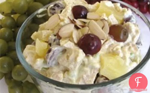 Salada Havaiana de Frango com Curry da Mimi