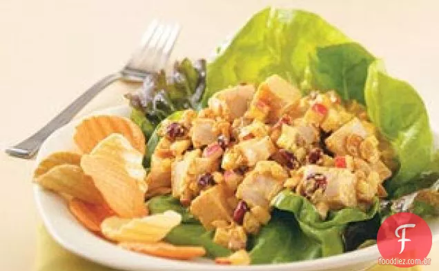 Salada de Frango ao Curry para Dois