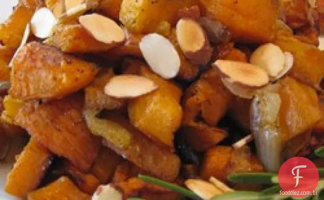 Batata-Doce Assada E Cebola