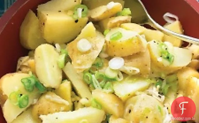 Salada De Batata Picante Com Cebolinha