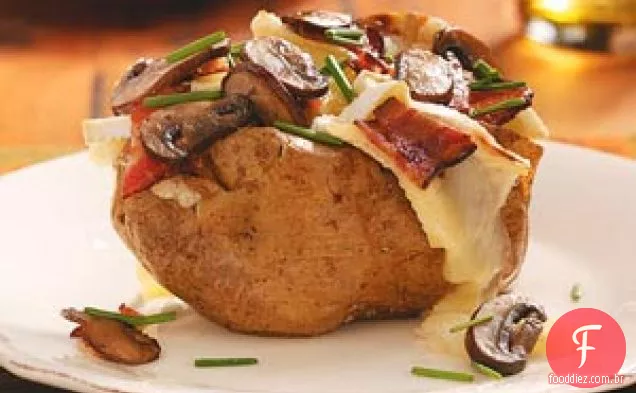 Batata Bacon, Cremini e Brie