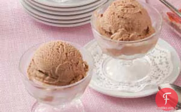 Sorvete de Chocolate e Amêndoa