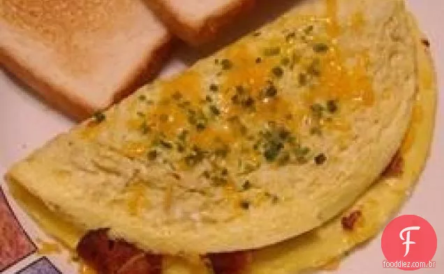 Omelete Crocante de Bacon e Cebola Doce