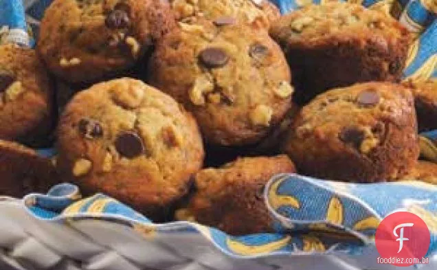 Muffins De Chocolate E Banana