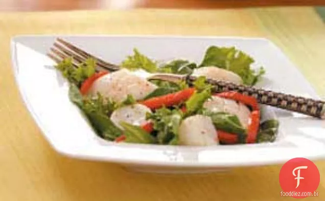 Salada Quente de Vieiras