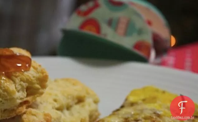 Cebola Caramelizada Bacon Frittata