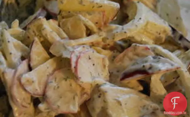 Salada De Rabanete, Maçã E Cebola