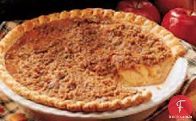 Torta De Maçã Crocante De Caramelo