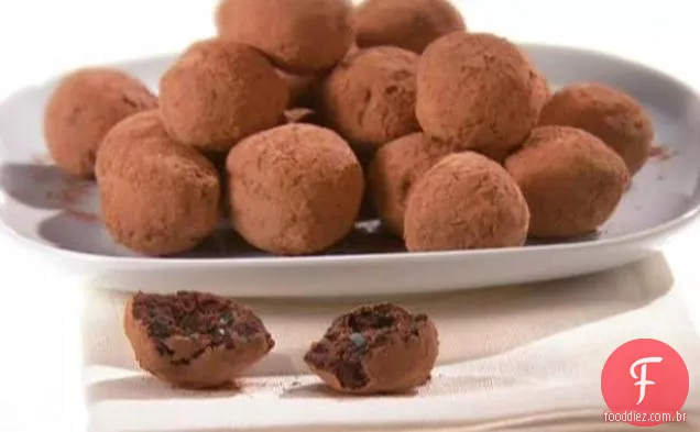 Trufas de estragão e merlot