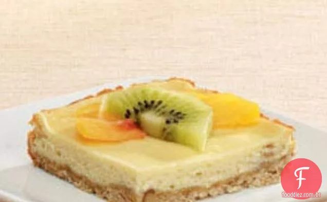 Barras de Cheesecake de Mel