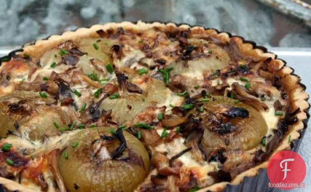 Cipollini E Torta De Cogumelos
