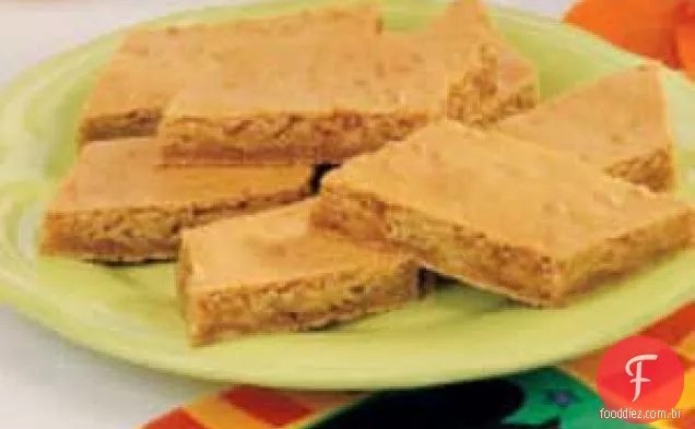 Brownies de caramelo loiro