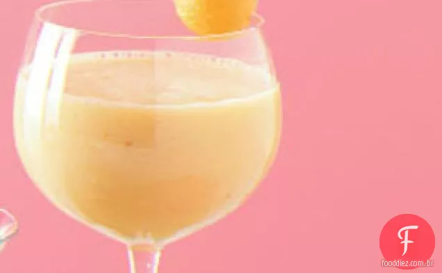 Smoothies de banana com melão