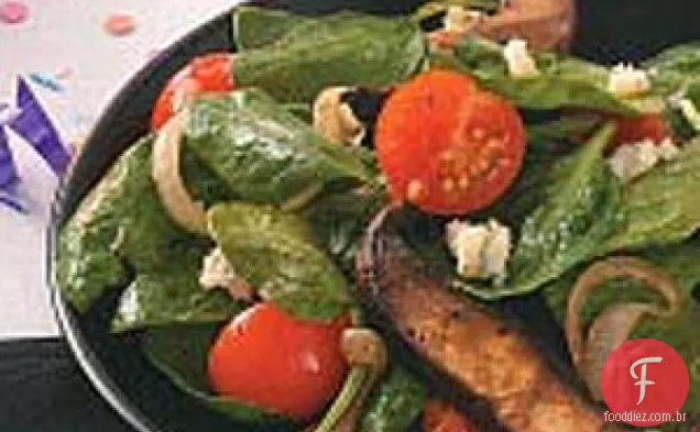 Salada Portobello-Espinafre