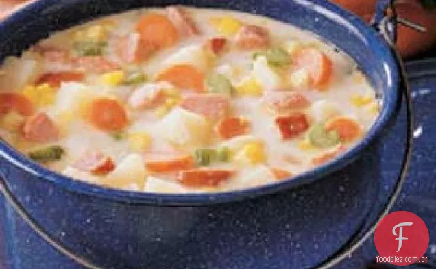 Sopa De Batata Salsicha