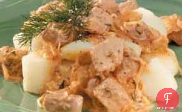 Goulash de porco húngaro