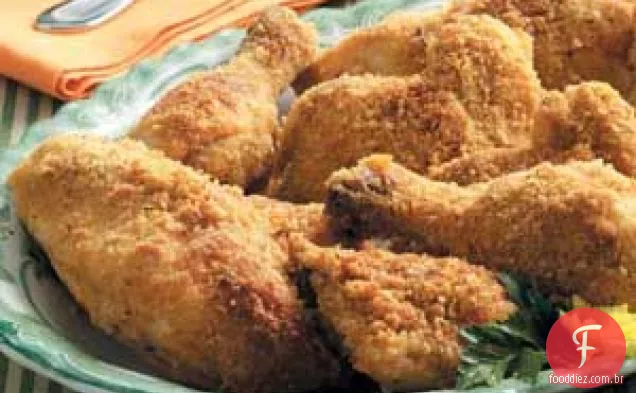 Frango Parmesão Frito no Forno